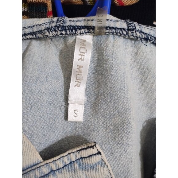 Mur Mur Long Sleeve Denim Hoodie S - Picture 3 of 4